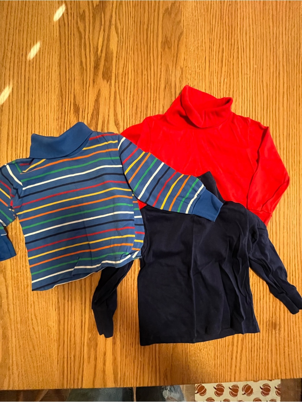 Vintage Health-Tex Lot Of 3, 3t Turtlenecks Various Colors Long Sleeve- USA